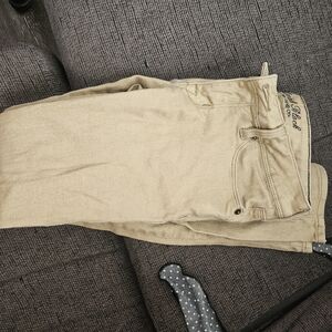 Women's Skinny Jeans in Light Tan - Stretch Fit
